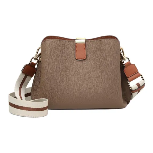 MILLIE'S Сумка через плечо из коровьей кожи женская слоновая серый