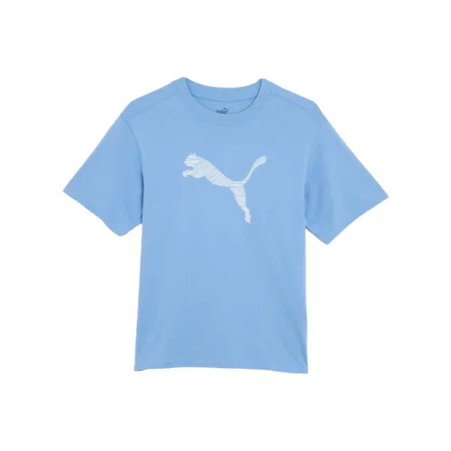 PUMA HERBASICS T Рубашка Женская Светло-Синяя