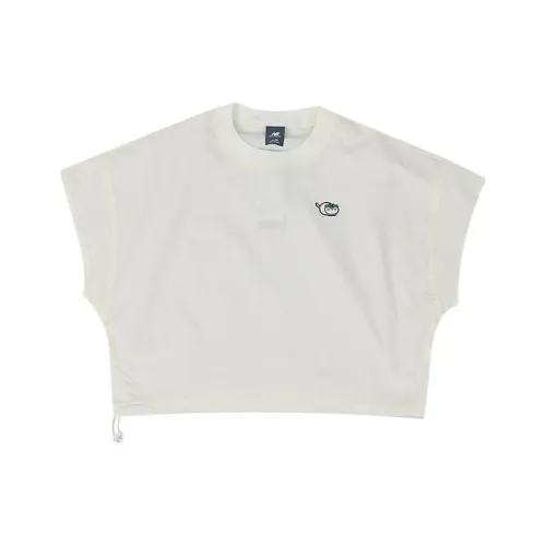 New Balance совместный бренд Спортивная и досуговая рубашка Женская Белая