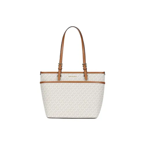 MICHAEL KORS Полиэстер Тоут Сумка Сумка для покупок Сумка на плечо Средний Женская Ванильный