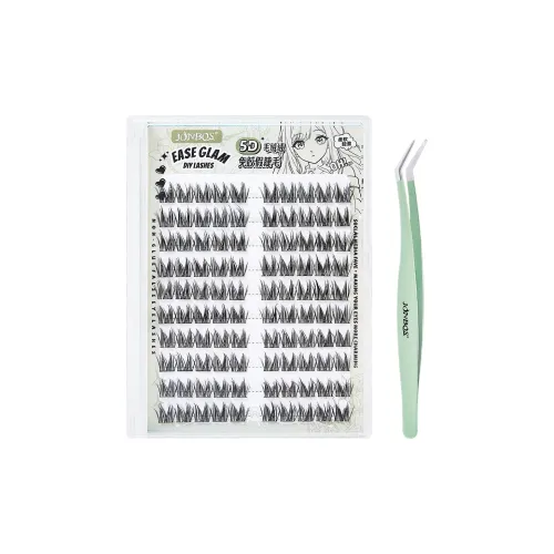 JONBOS Joposs 5D Плюшевый Клей Бесплатно Накладные ресницы Один Кластер Сегментированный