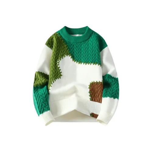 SANTASTIC 2025 Fall Модный тренд Длинный рукав Пуловер STYLE Collection Трикотаж Унисекс