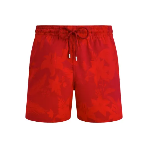 VILEBREQUIN Red Мужские Плавательные Шорты