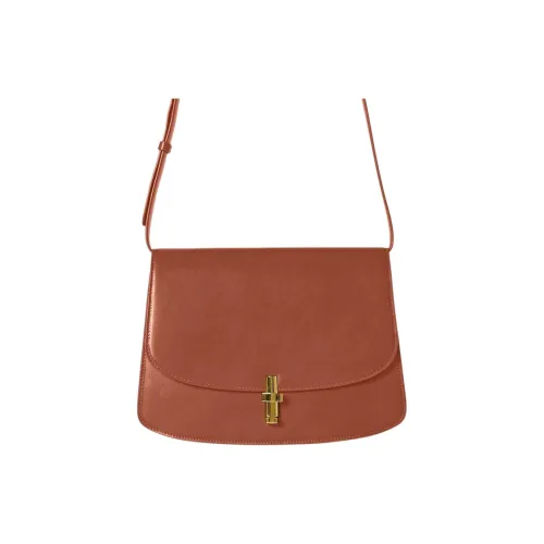 THE ROW Sofia 10 Телячья кожа Сумка через плечо Женская Рыжевато-коричневый