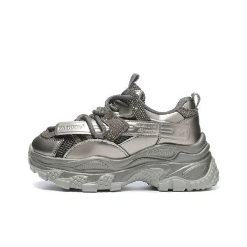 Georgina Goodman Slip-resistant Breathable Height-increasing Low-Top Footwear Women's Джорджина Гудман Противоскользящие Дышащие Увеличивающие Высоту Низкие Кроссовки Женские