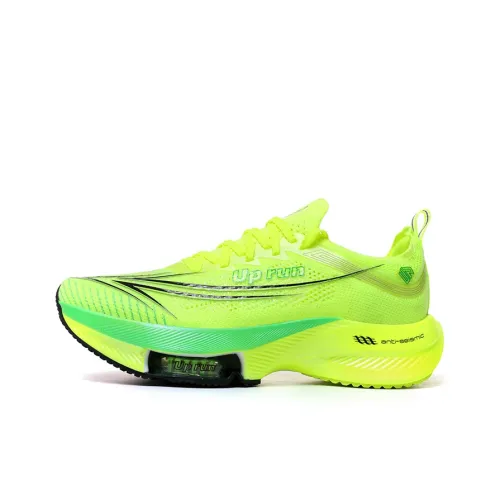 Up Run Extraordinary Arrow MAX Беговые кроссовки Низкий топ Светящийся зеленый Унисекс