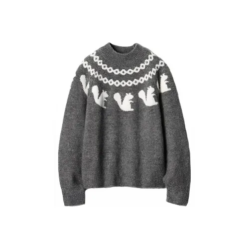 UNIQLO JW Anderson Co Branded Series FW23 Трикотаж Женский Серый