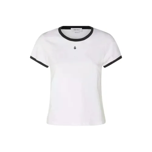 Alexander McQueen T-рубашка Женская Белая