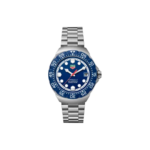 TAG HEUER Солнечный Кварцевый Movement Женские Часы F1 Collection 38 мм Синие