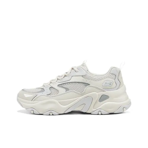 Skechers D'LITES 5,0 Устойчивый к истиранию Низкий Топ Повседневная обувь Мужская Бежевая