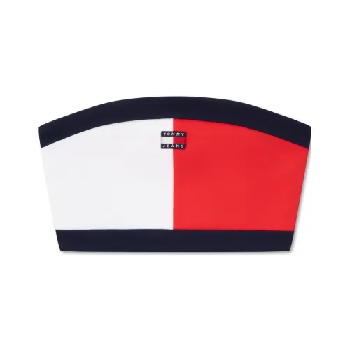 Tommy Hilfiger Красный & Белый YBR Женские Топы без бретелек