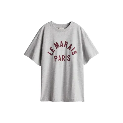 H&M Смешанные светло-серые женские футболки