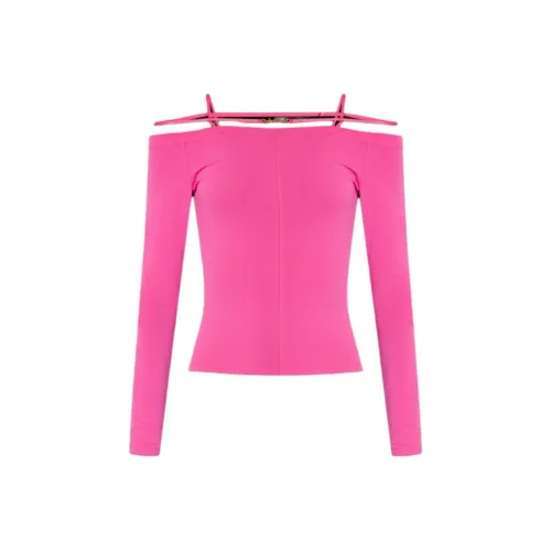 Jacquemus Фуксия Женские Т-рубашки
