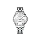 Белый циферблат с стальным браслетом [Упаковка].