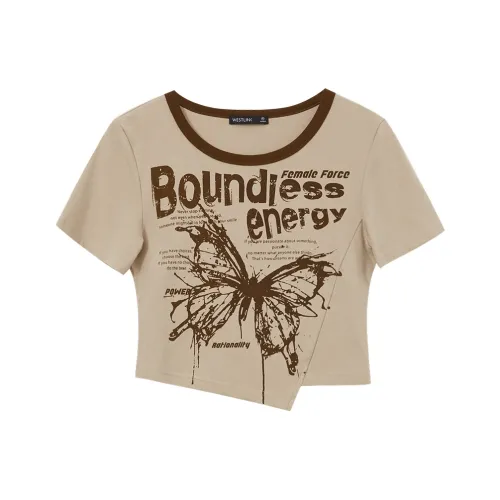 WESTLINK Хаки Женские Рубашки T