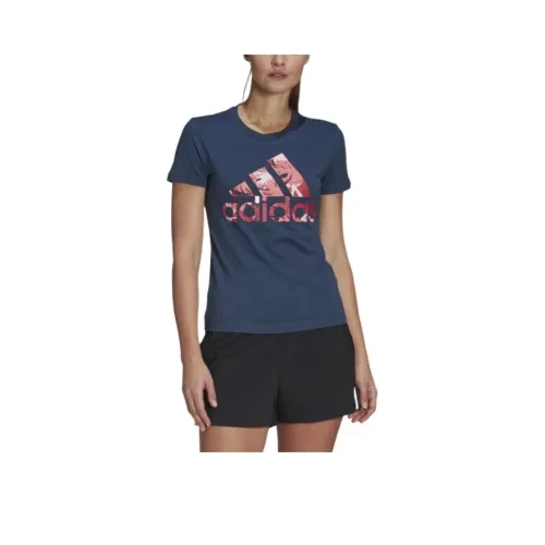 Adidas T-Shirt Женская Морской Синий