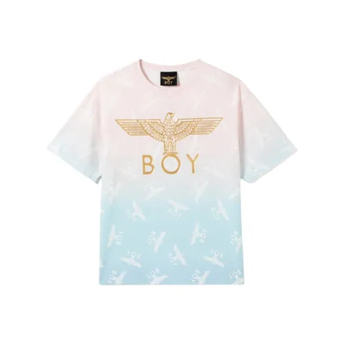 Boy London T-Shirt Унисекс Розовый Синий Цвет