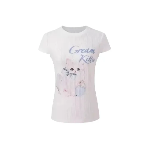 YGPRW Белые Женские Футболки