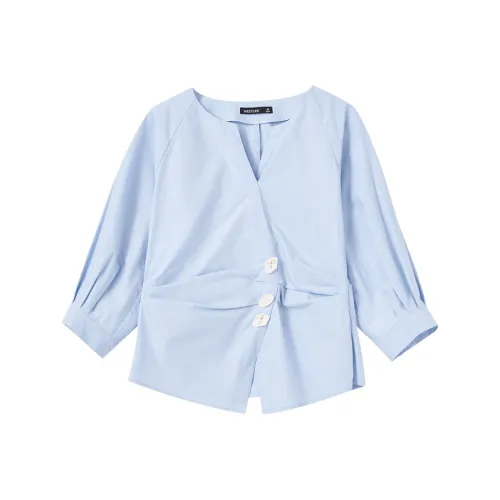 WESTLINK Синие Женские Рубашки