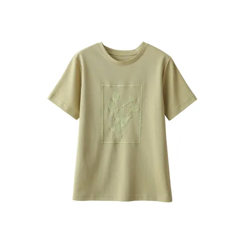 Huagaa Лайм Женские Футболки