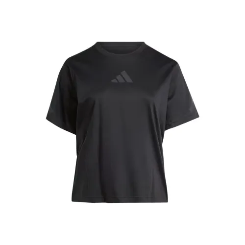 Adidas SportswearZ.N.E. FW24 Рукав с оборванным плечом T-рубашка Женская Черная