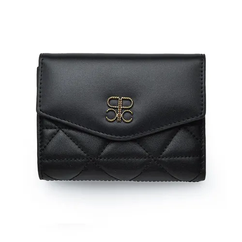 PIERRE CARDIN Кошелек из коровьей кожи стандартный женский черный розовый