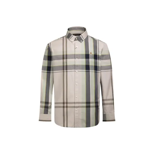 Hush Puppies Рубашка Мужская Летняя Облачный Серый