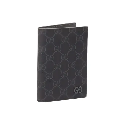 GUCCI Supreme Холдер для паспорта из холста Мужской Черный