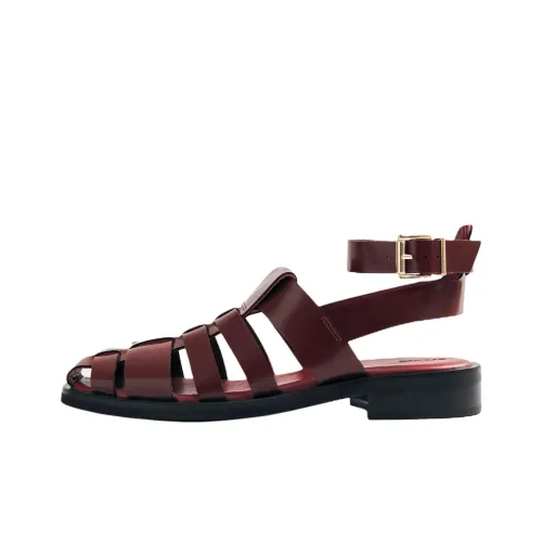 ALOHAS Perry Sleek Римские Сандалии Женские Красные