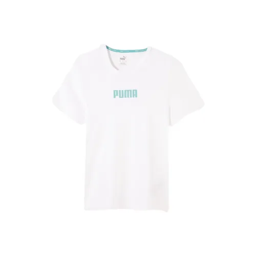 PUMA Train Logo T-Shirt Женская PUMA Белый