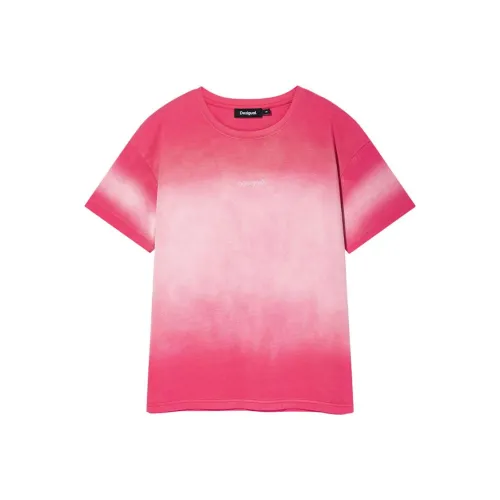 Desigual T-Shirt Женская Фуксия