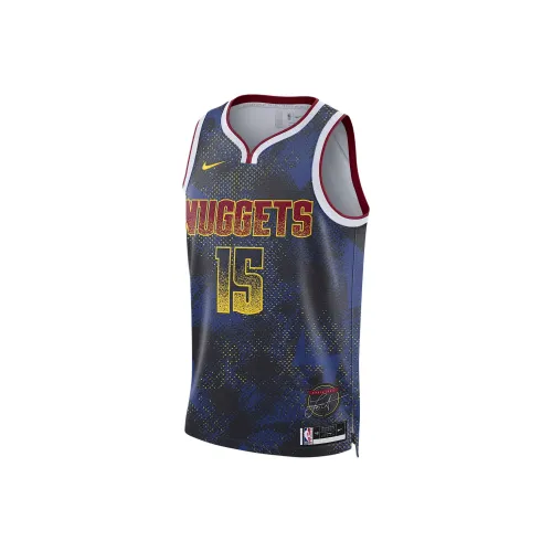 Nike Dri Fit Баскетбольная Джерси Мужская Rush Синий Желтый