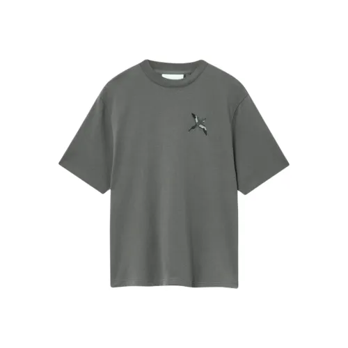 Axel Arigato T-Shirt Мужской Стальной Серый