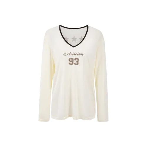 Ariseism T-Shirt Женская Светло-Желтая