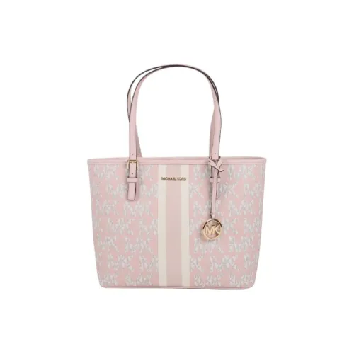 MICHAEL KORS Jet Set Travel Кожа Тоут Сумка Сумка через плечо Средняя Женская Розовая