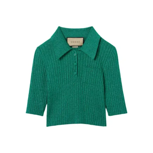 GUCCI Зеленое Женское Поло