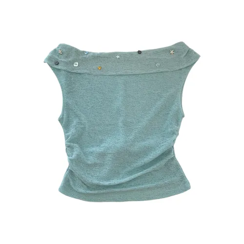 OUBO Зеленые Женские Футболки