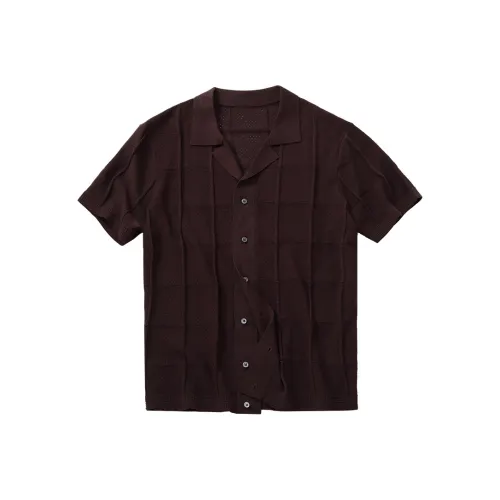 SOARIN YUPPIE Рубашка Мужская Тонкая Фиолетовая