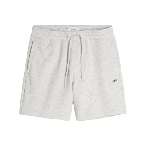 Hollister Повседневные шорты Мужские Серые