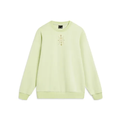LINING Sports Life Collection Нефритовый Фарфор Зеленый Женские Толстовки