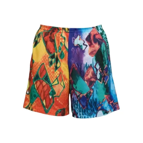 Nike SS25 What The Kobe Спортивные шорты Мужские Черный Яркий Темно-красный