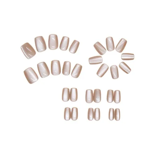 Sweet Pillow House Осветляющий Мягкий Ледяной Прозрачный Короткий Круглый Розовое Золото Однотонный Кошачий Глаз