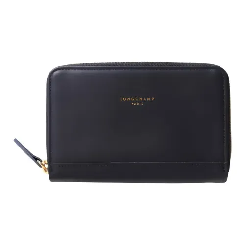 LONGCHAMP Гладкая Телячья Кожа Кошелек Унисекс Морской Синий