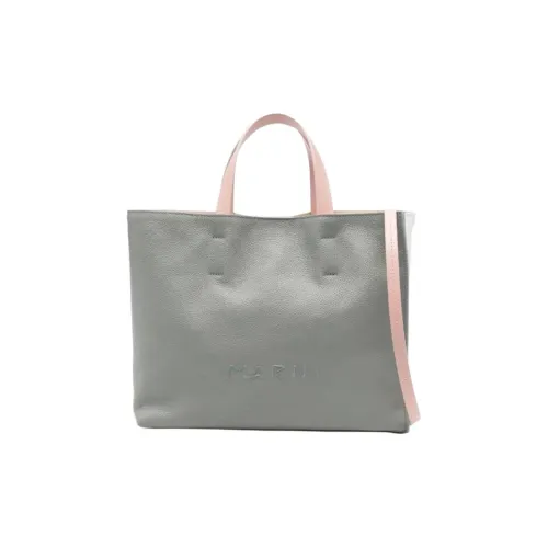 MARNI Museo Телячья кожа Тоут Сумка Сумка для покупок Сумка Женская Серый