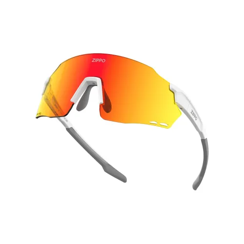 ZIPPO EMSTR90 Нерегулярная форма Солнцезащитные очки Унисекс Ледниковый белый