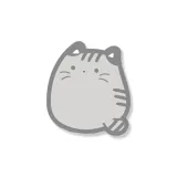 Милый брошь в виде кошки [Серый кот]