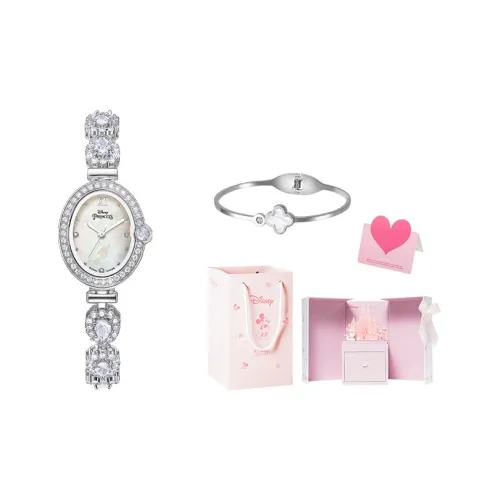 Диснеевские принцессы Mermaid Series Кварцевый механизм Часы Женские Жемчужная раковина Циферблат