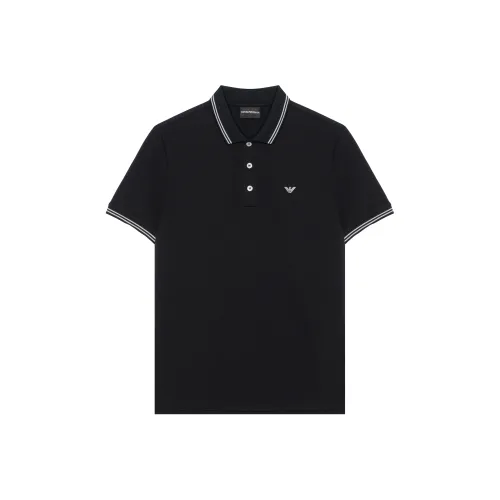 EMPORIO ARMANI Черная мужская поло