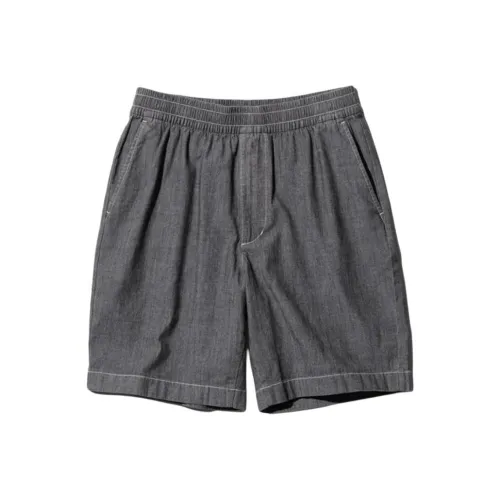 UNIQLO Повседневные шорты Мужские Asphalt серый