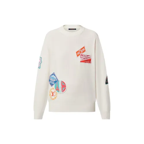 LOUIS VUITTON SS25 Кашемир Свитер Женский Белый